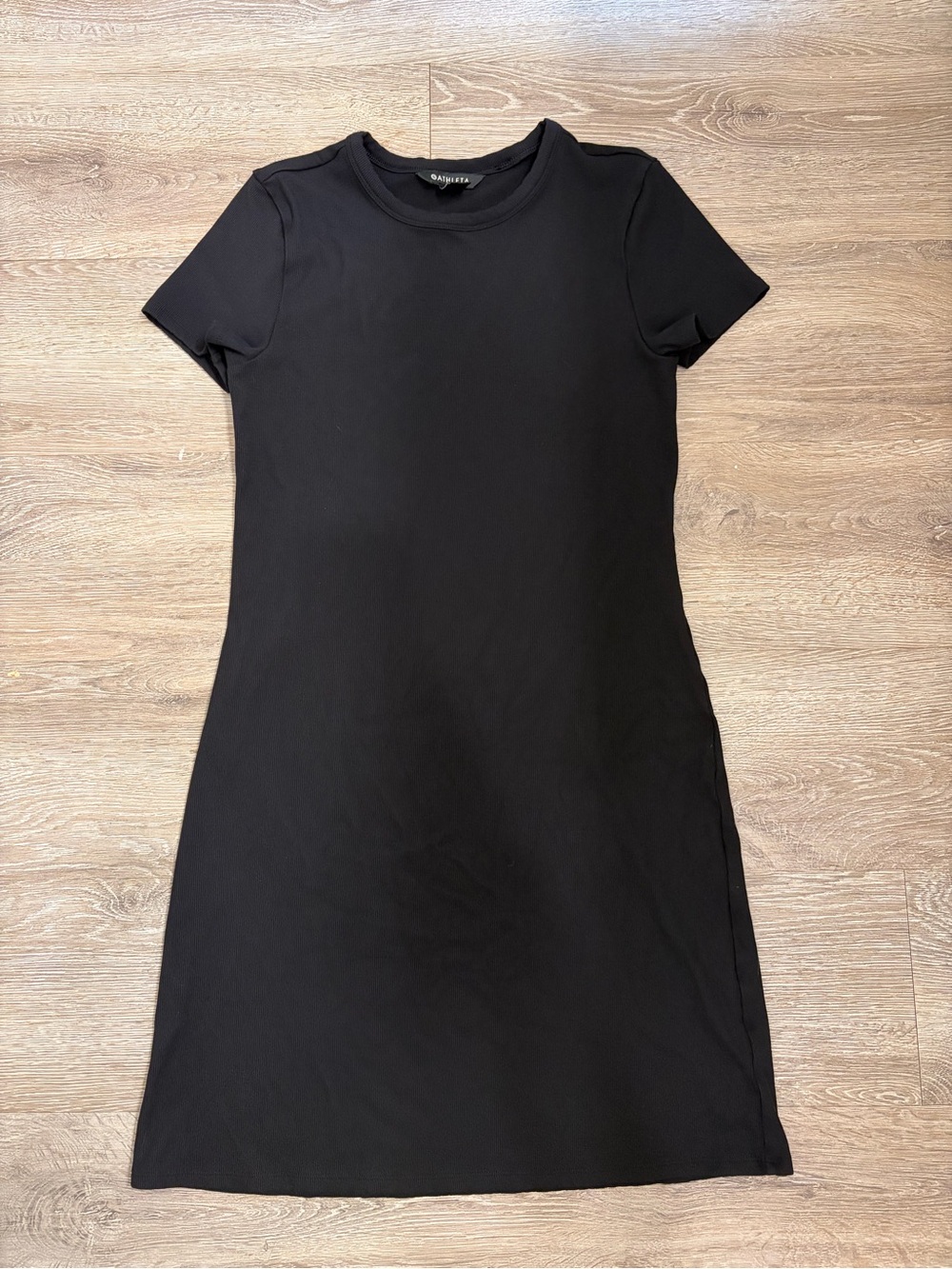 Athleta Black Short-Sleeve Dress